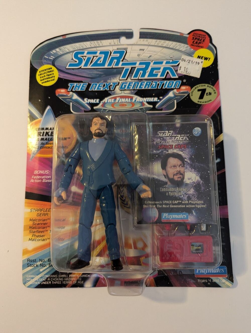 Commander Riker As Malcorian Star Trek Next Generation Action Figure Playmates